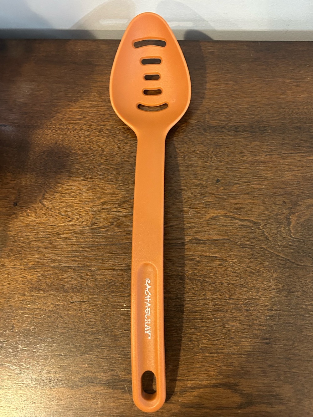 Rachael Ray Slotted Serving Spoon Orange Nylon 13 Inch Long Kitchen Replacement